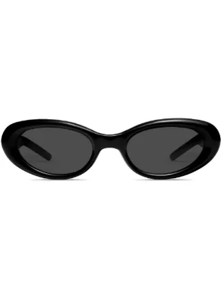 【Gentle Monster】KUNST サングラス ブラック Gentle Monster Kunst キャットアイ サングラス | ブラック | FARFETCH JP
