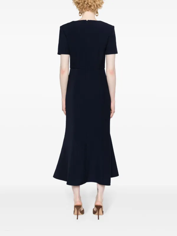オールインワン・サロペット Roland Mouret 'Asymmetric' Dress Roland Mouret asymmetric-neck Crepe Maxi Dress | Blue | FARFETCH