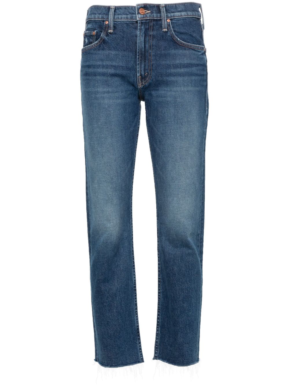 Image 1 of MOTHER Ride mid-rise straight-leg jeans