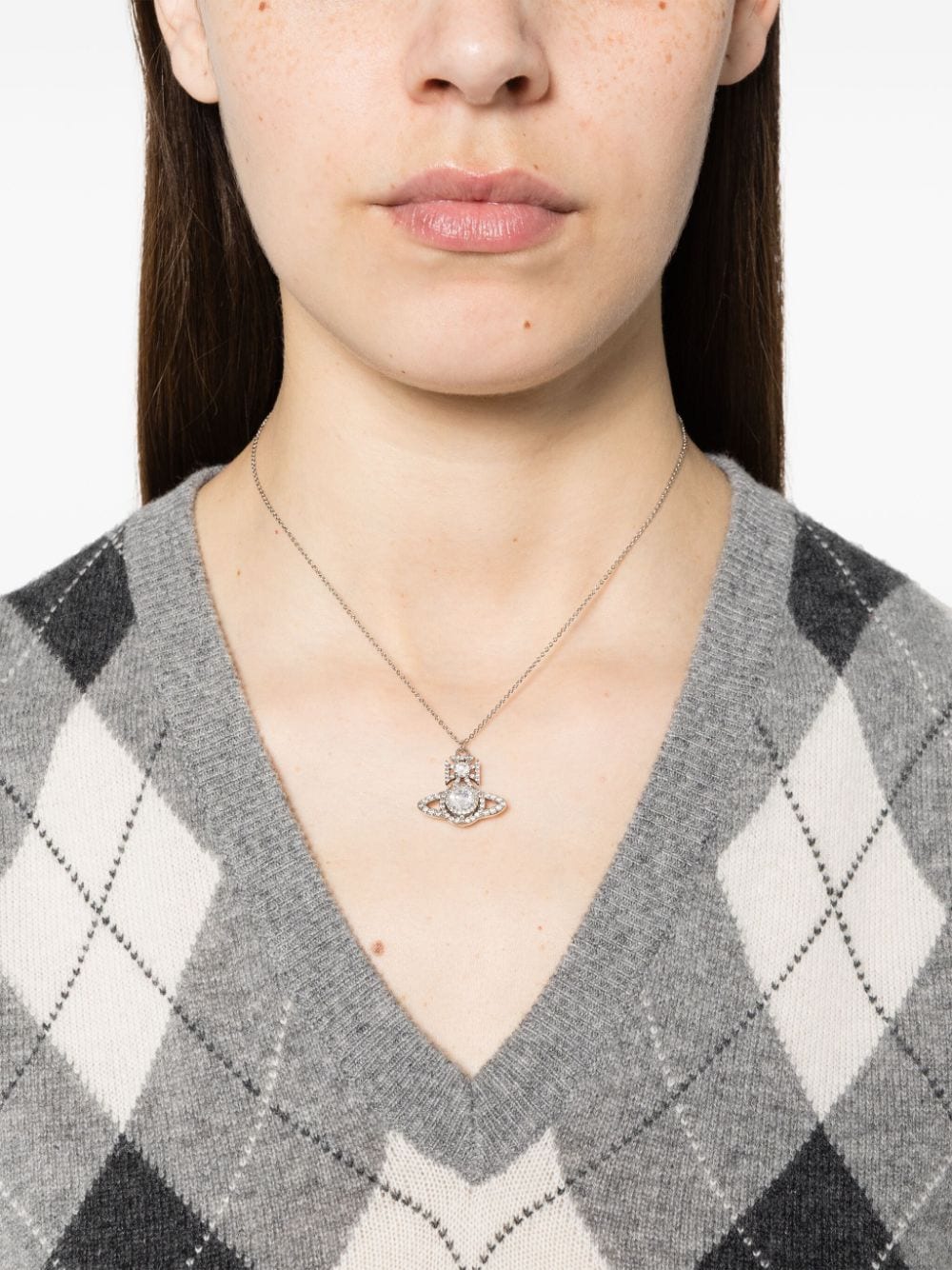 Image 2 of Vivienne Westwood Valentina Orb necklace