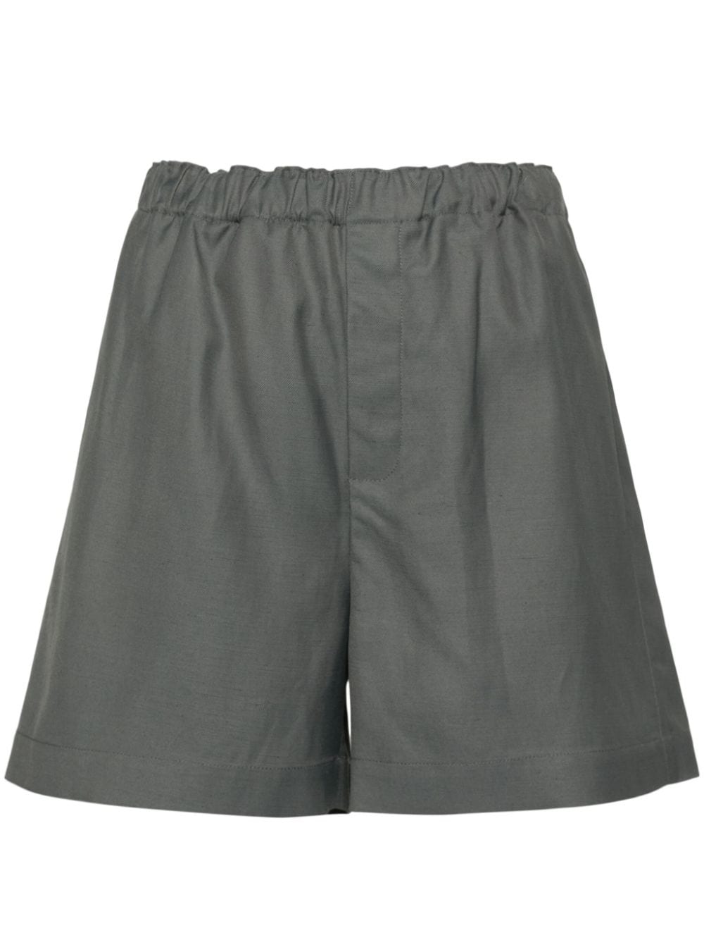Seto slub-texture shorts