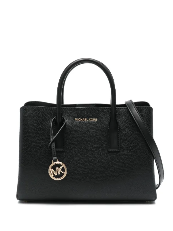 Michael Kors Small Ruthie Leather Satchel Black FARFETCH CA