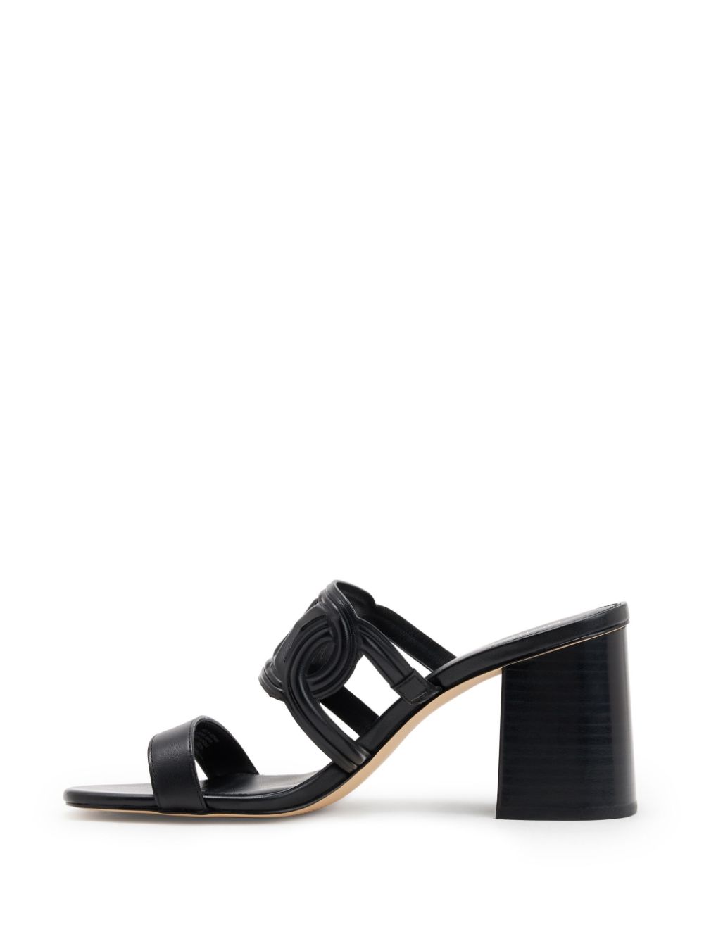 Michael Kors Alma 90mm leather sandals Black