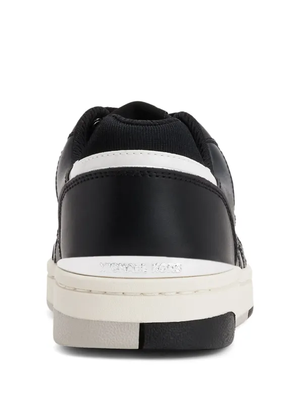 Michael Kors Rebel lace-up Leather Sneakers | Black | FARFETCH