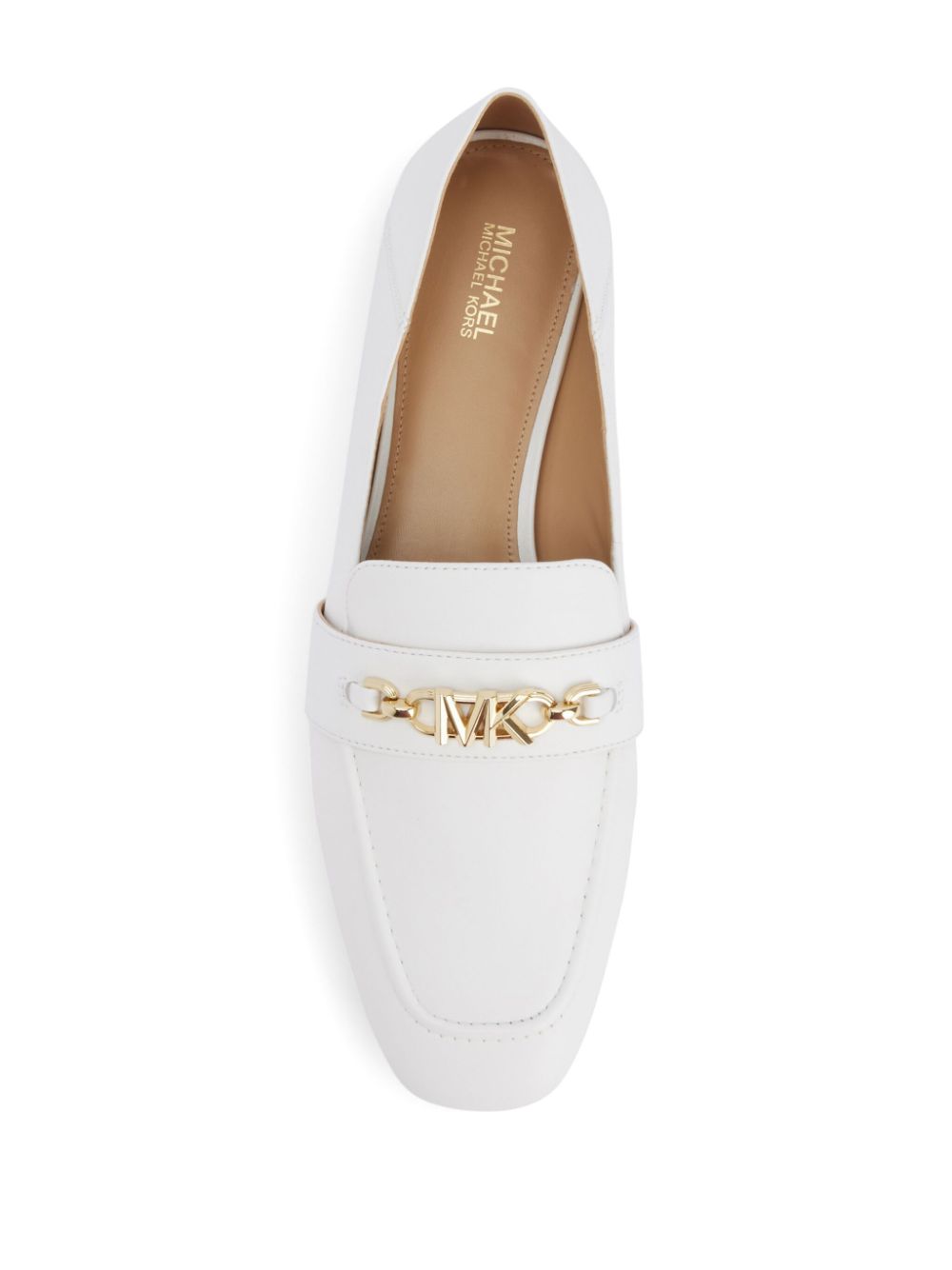 Michael Kors Tiffanie moccasin loafers White