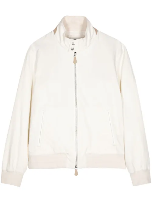 Veste bomber en soie mélangée - Man On The Boon. - Modalova