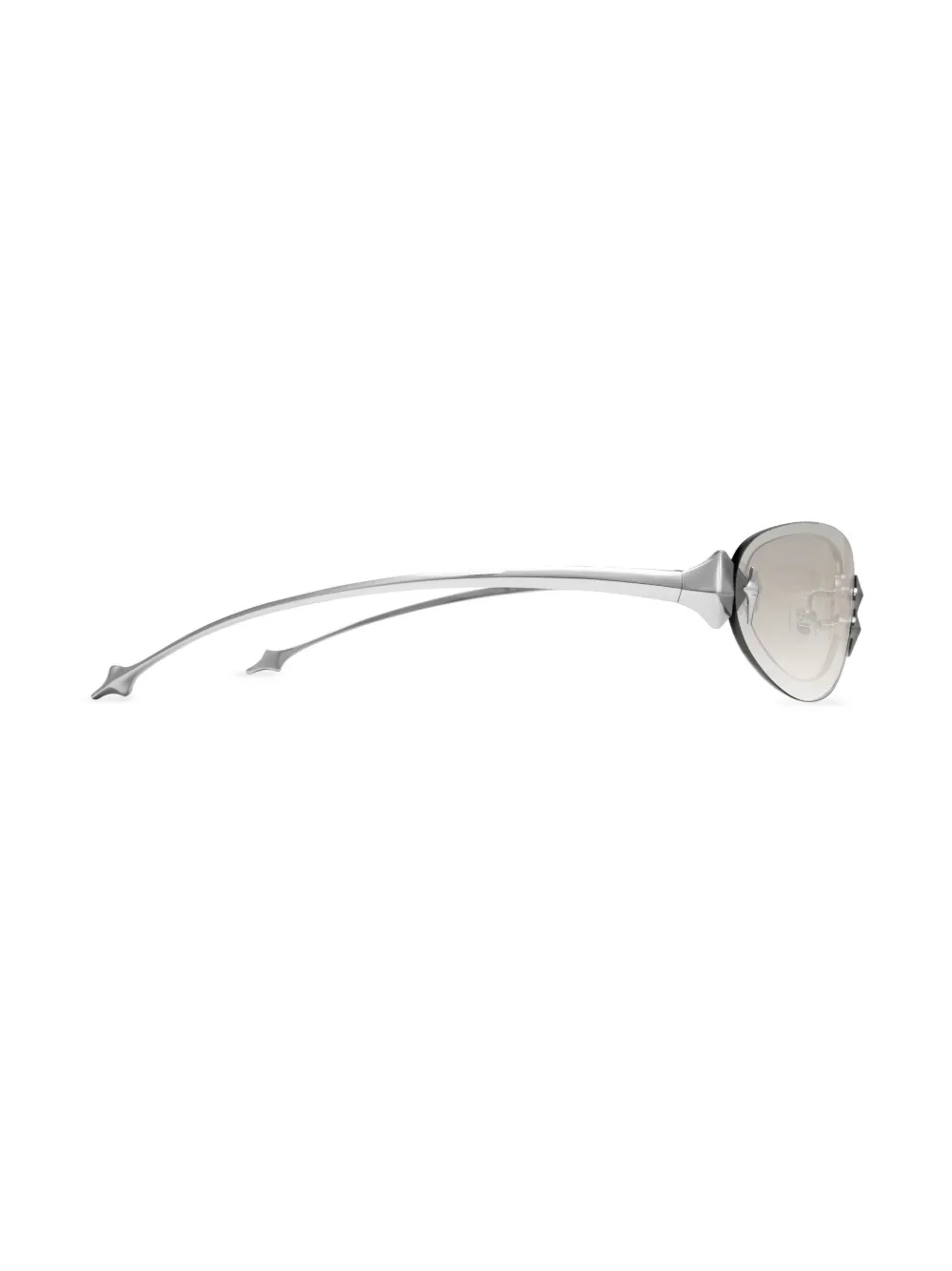 Gentle Monster Tta zonnebril met ovalen montuur Zilver