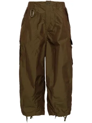 Fumito Ganryu サルエル カーゴパンツ | グリーン | FARFETCH JP