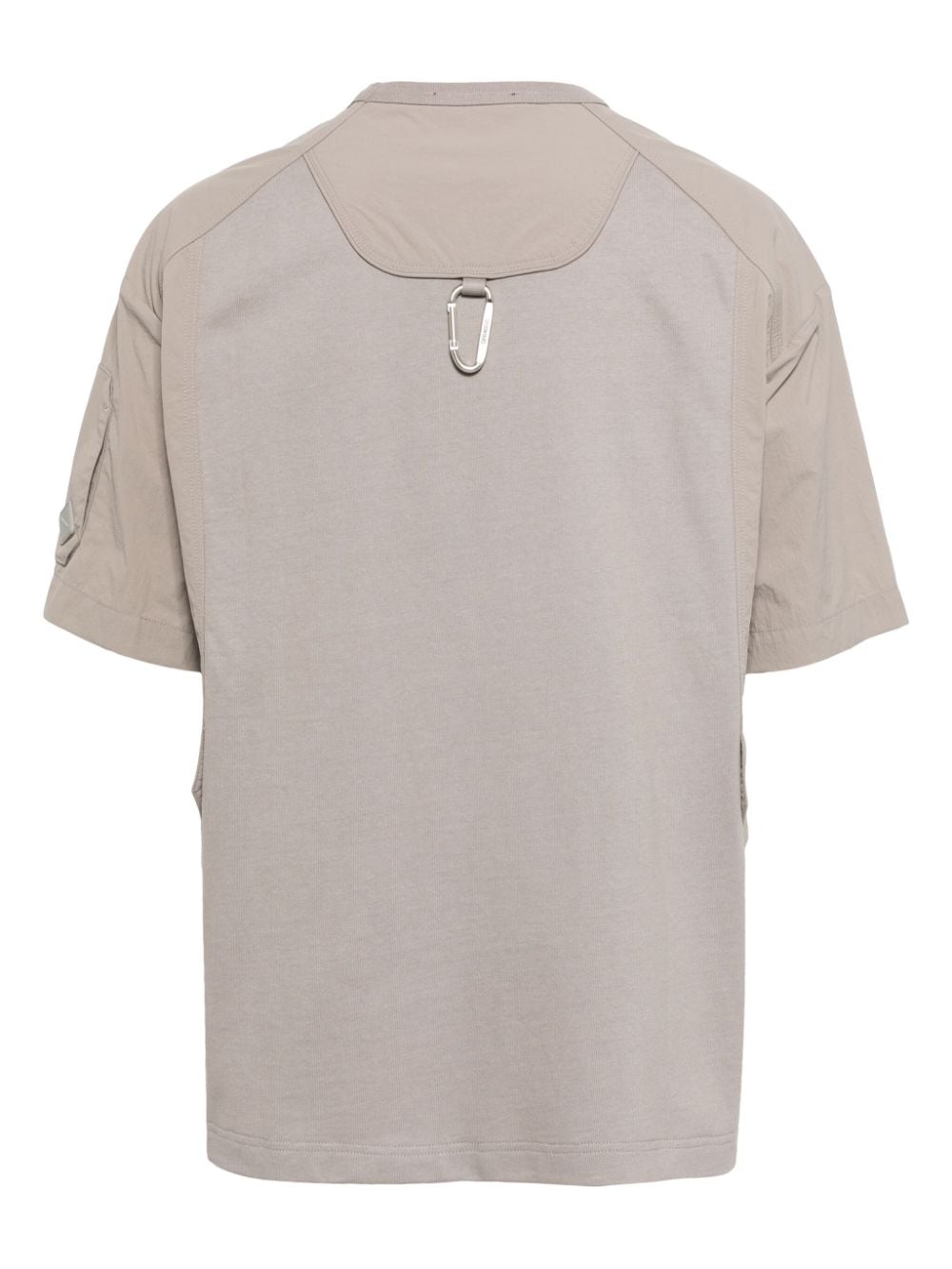 Shop Spoonyard Short-sleeve Cotton T-shirt In Grey
