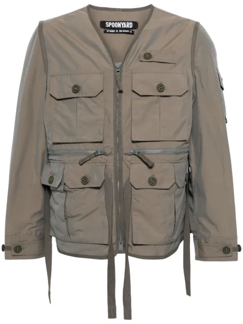 Spoonyard detachable-sleeve jacket