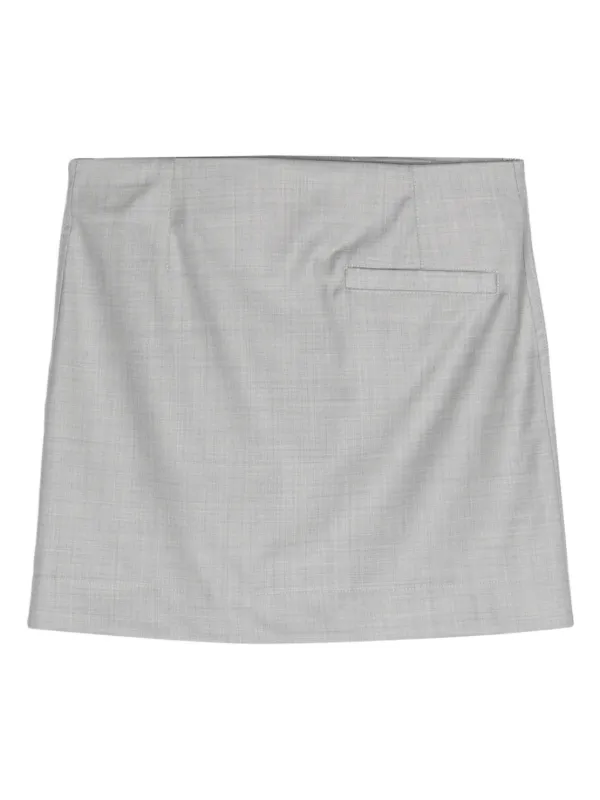 【関税込み】Loulou de Saison グレー Mahaz ミニスカート LouLou De Saison Mahaz ミニスカート | グレー | FARFETCH JP