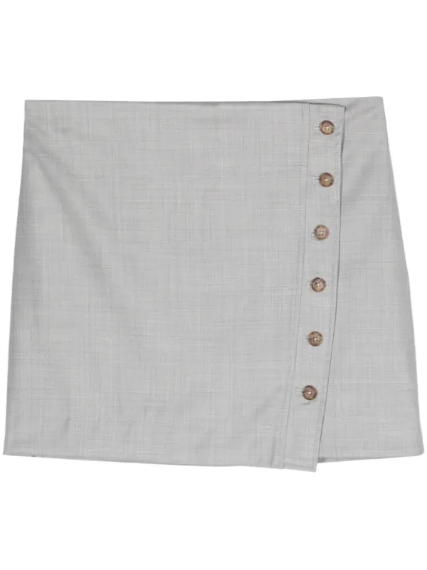 【関税込み】Loulou de Saison グレー Mahaz ミニスカート 23367577_53603450_600.jpg