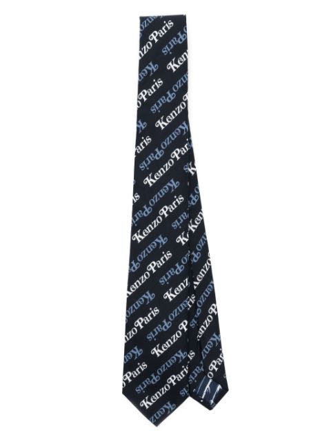 Kenzo Kenzogram cotton tie