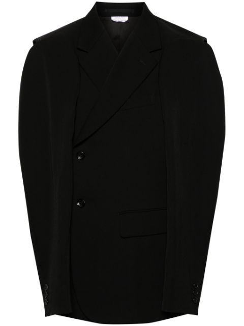 Comme des Garcons Homme Plus cut-out single-breasted blazer Men