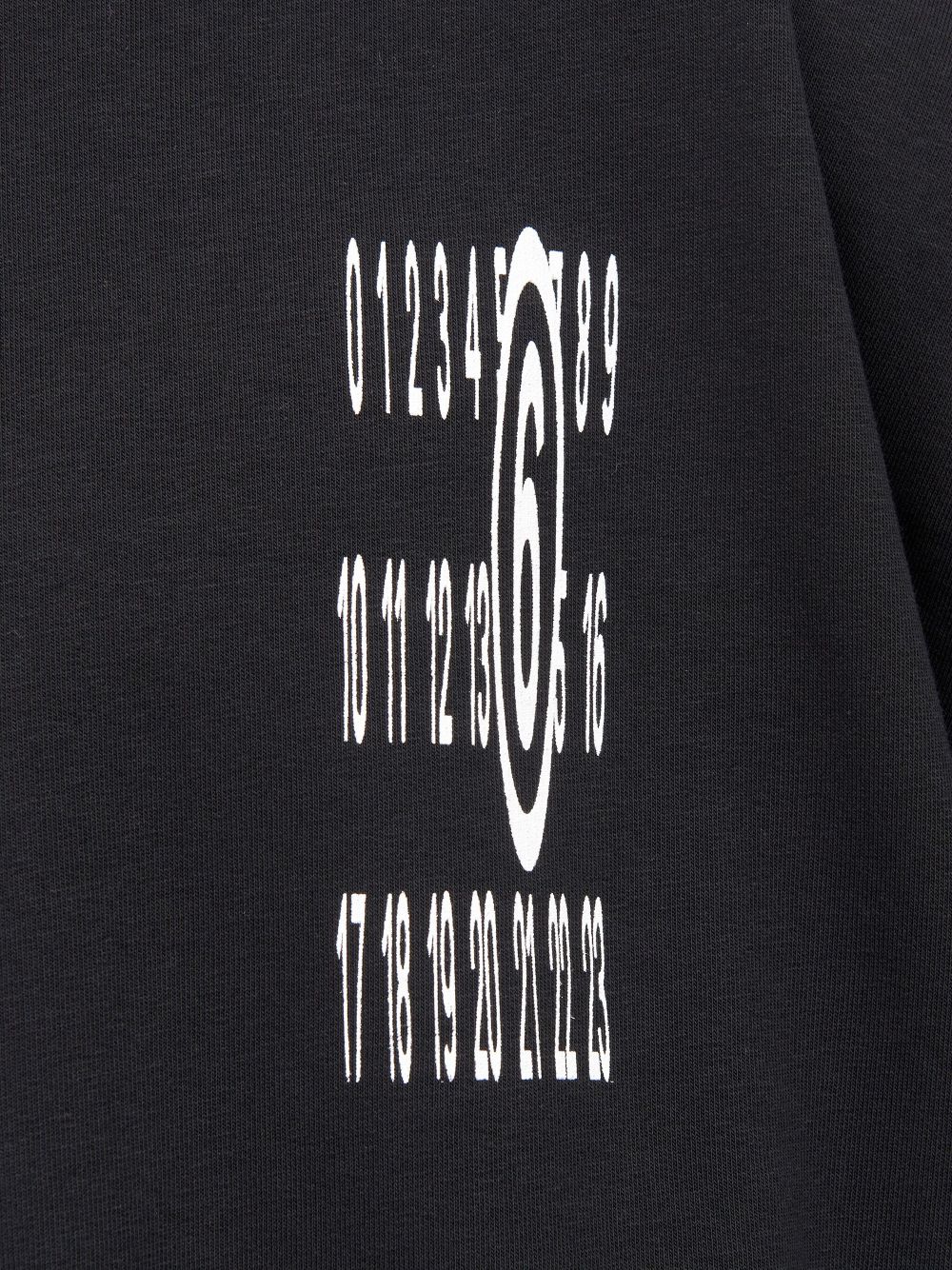 MM6 Maison Margiela Unbrushed cut-out detail sweatshirt Men