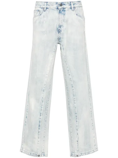 PDF Towers mid-rise straight-leg jeans