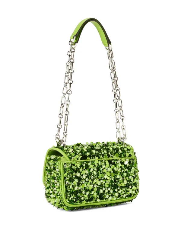 Michael Kors Tribeca Shoulder Bag Green FARFETCH AE