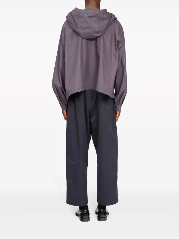 ジャケット・アウター Maison margiela 20AW HOODED COAT Maison Margiela Coated Hooded Jacket | Purple | FARFETCH
