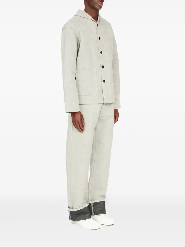 Maison Margiela ボタン ジャケット | ニュートラル | FARFETCH JP