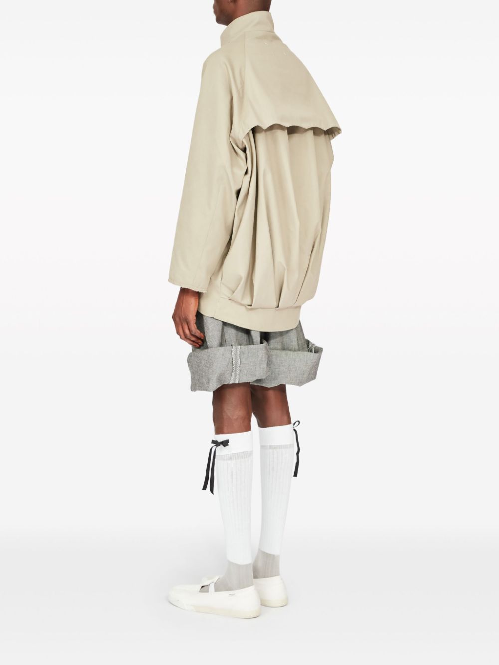 Maison Margiela pleat-detailing cotton jacket Men