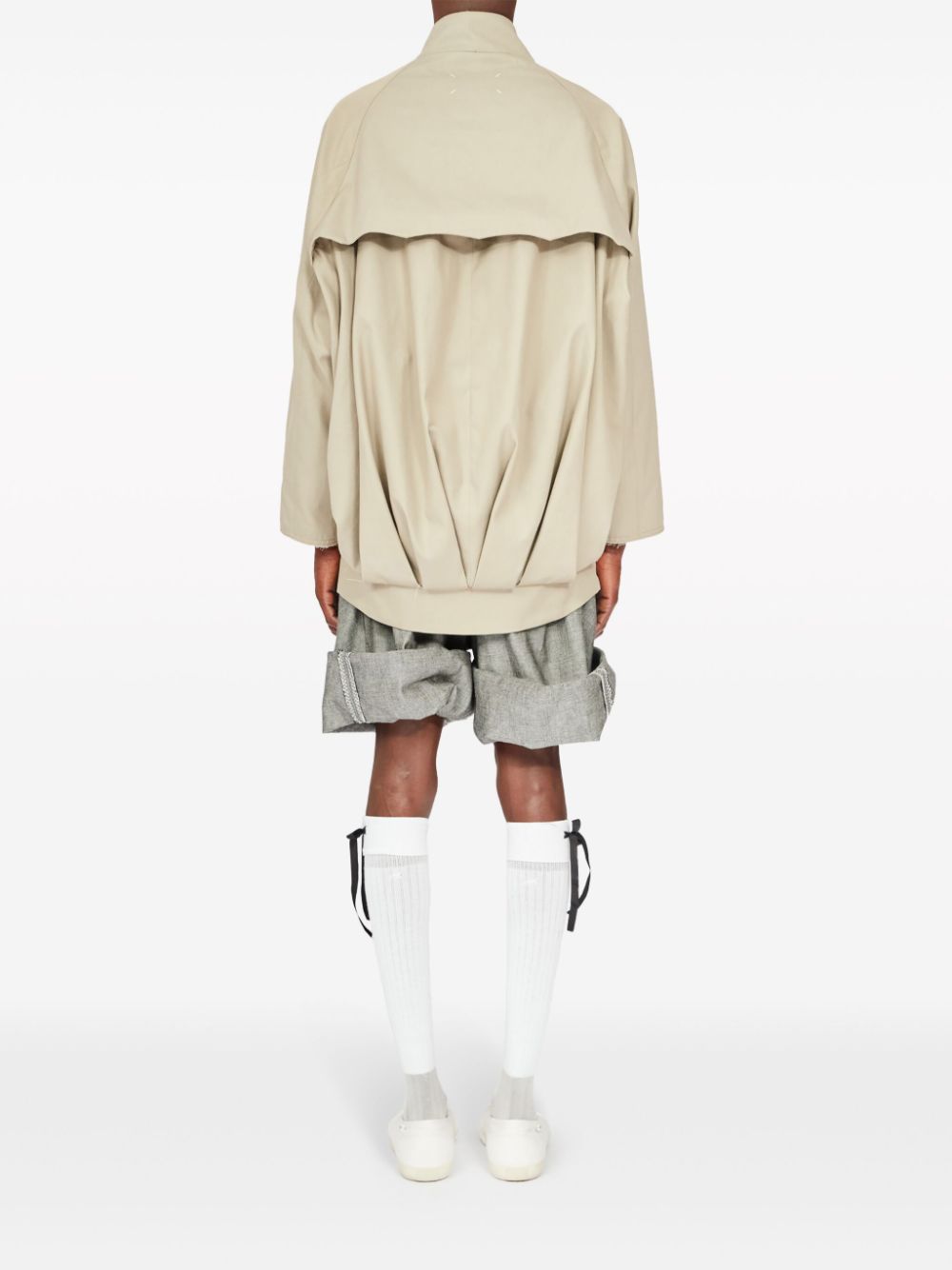 Maison Margiela pleat-detailing cotton jacket Men