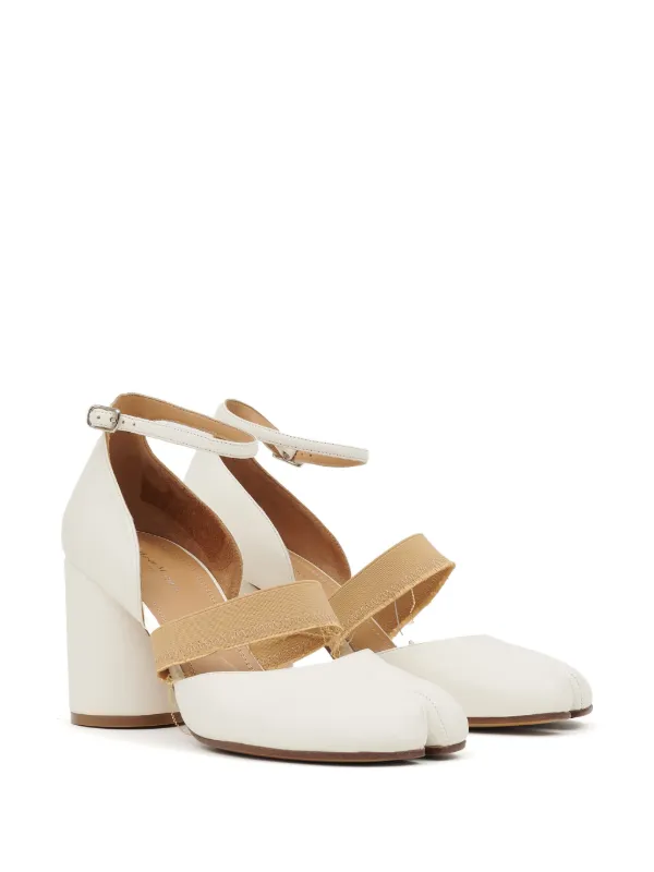 Maison Margiela Tabi 80mm Leather Pumps - Farfetch