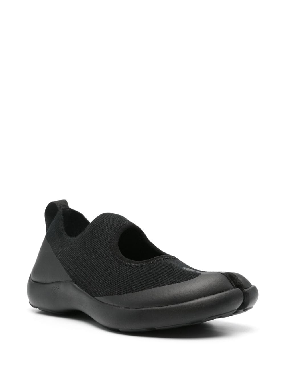 Shop Tabi Footwear Tabi Cut-out Sandals In Black