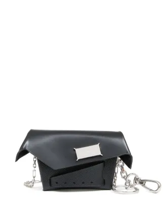 Maison Margielaショルダーバック Maison Margiela Snatched Classique Cross Body Bag | Black | FARFETCH