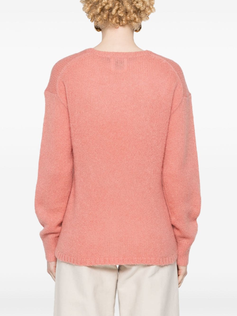 Shop By Malene Birger Long-sleeve Jumper In Pink