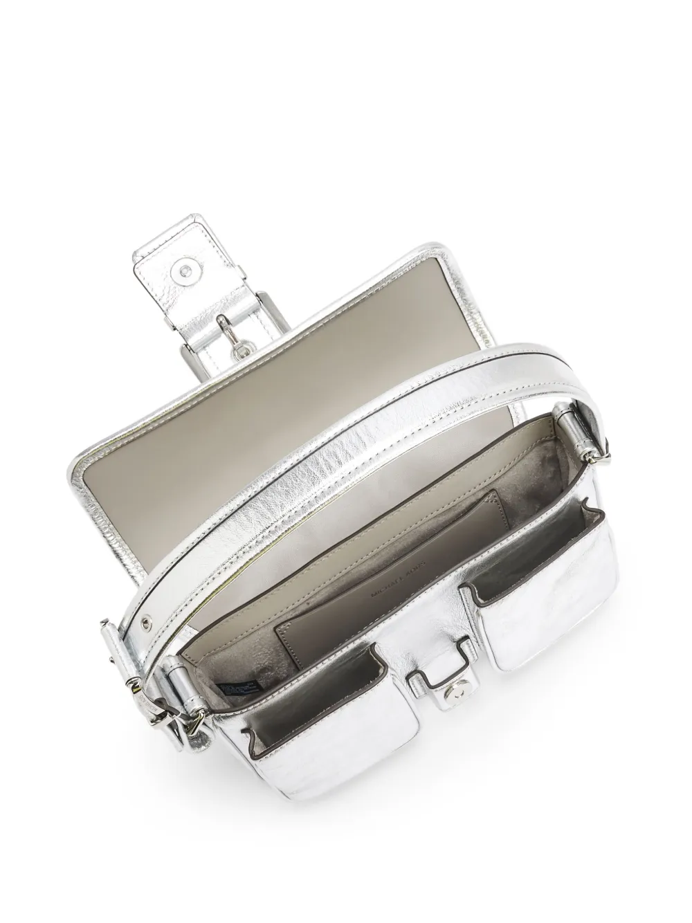 Michael Kors Colby schoudertas Zilver