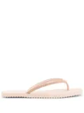 Michael Kors Jinx crystal-embellished flip flops - Pink