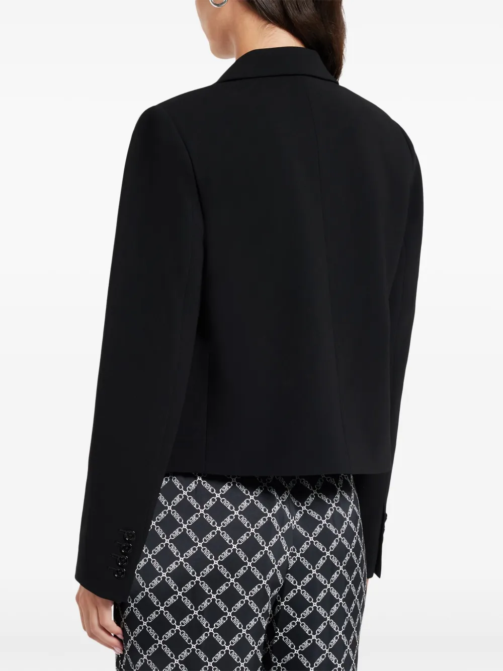 Michael Kors Blazer met enkele rij knopen Zwart