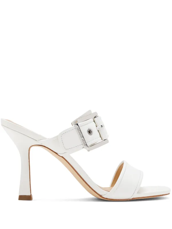 Michael kors white mules on sale