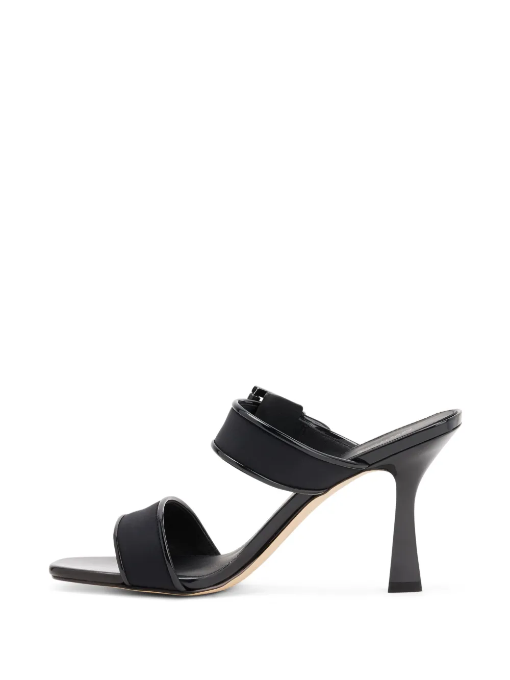 Michael Kors Colby buckle leather sandals Black
