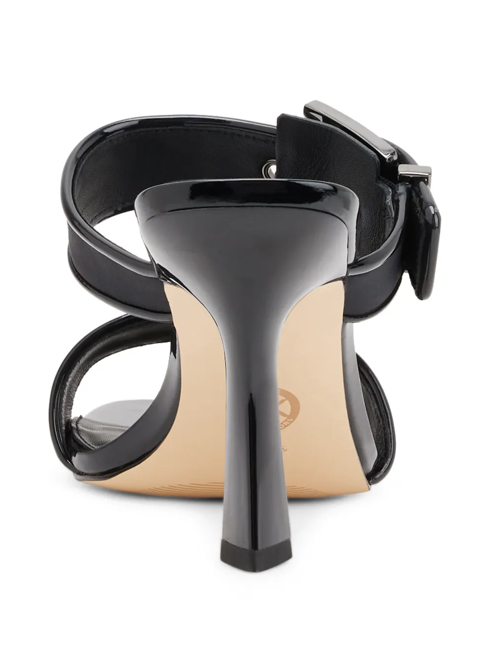 Michael Kors Colby buckle leather sandals Black