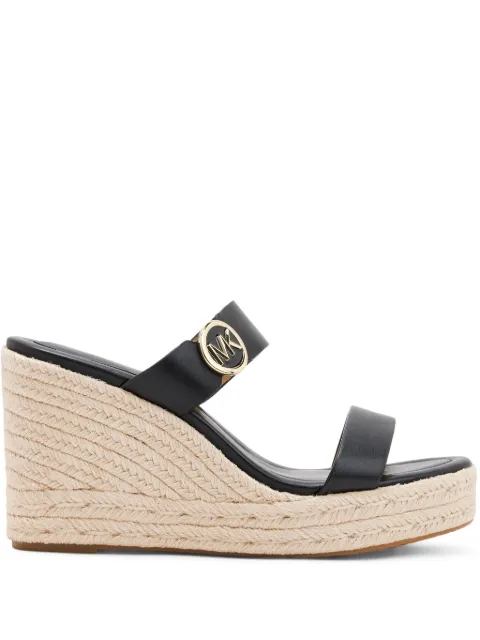 Michael Michael Kors Lucinda leather wedge sandals