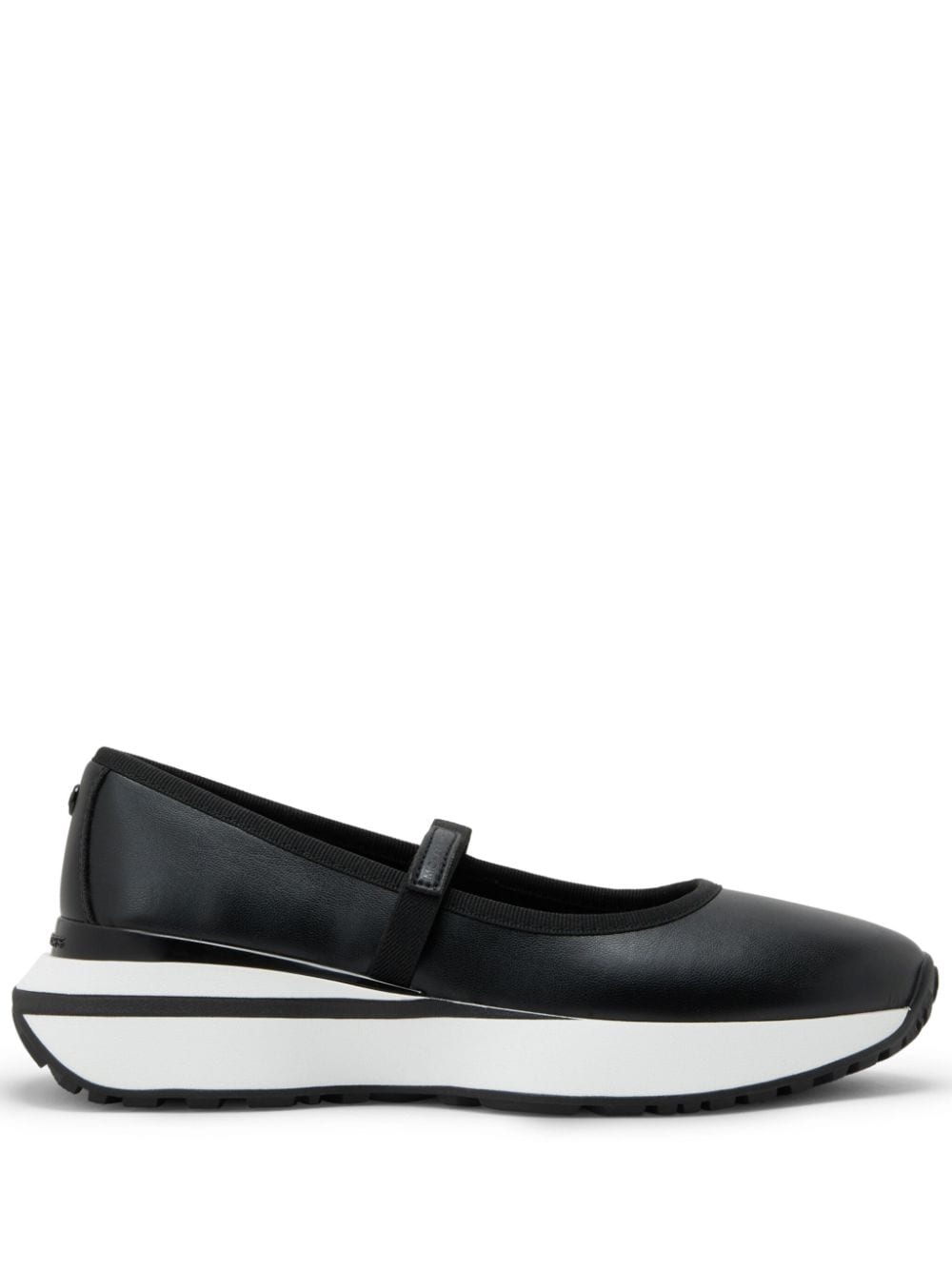 Michael Kors Ari Chunky-sole Ballerina Shoes In Black