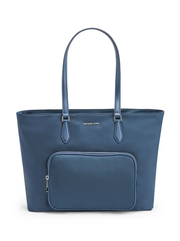 Michael Kors Large Cara Tote Bag Blue FARFETCH CA