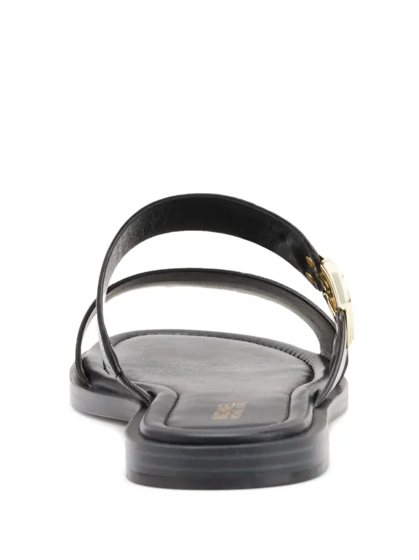 Michael Kors Vera Leather Sandals | Black | FARFETCH
