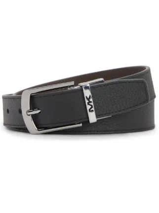 Michael Kors Reversible Leather Belt Black FARFETCH HK