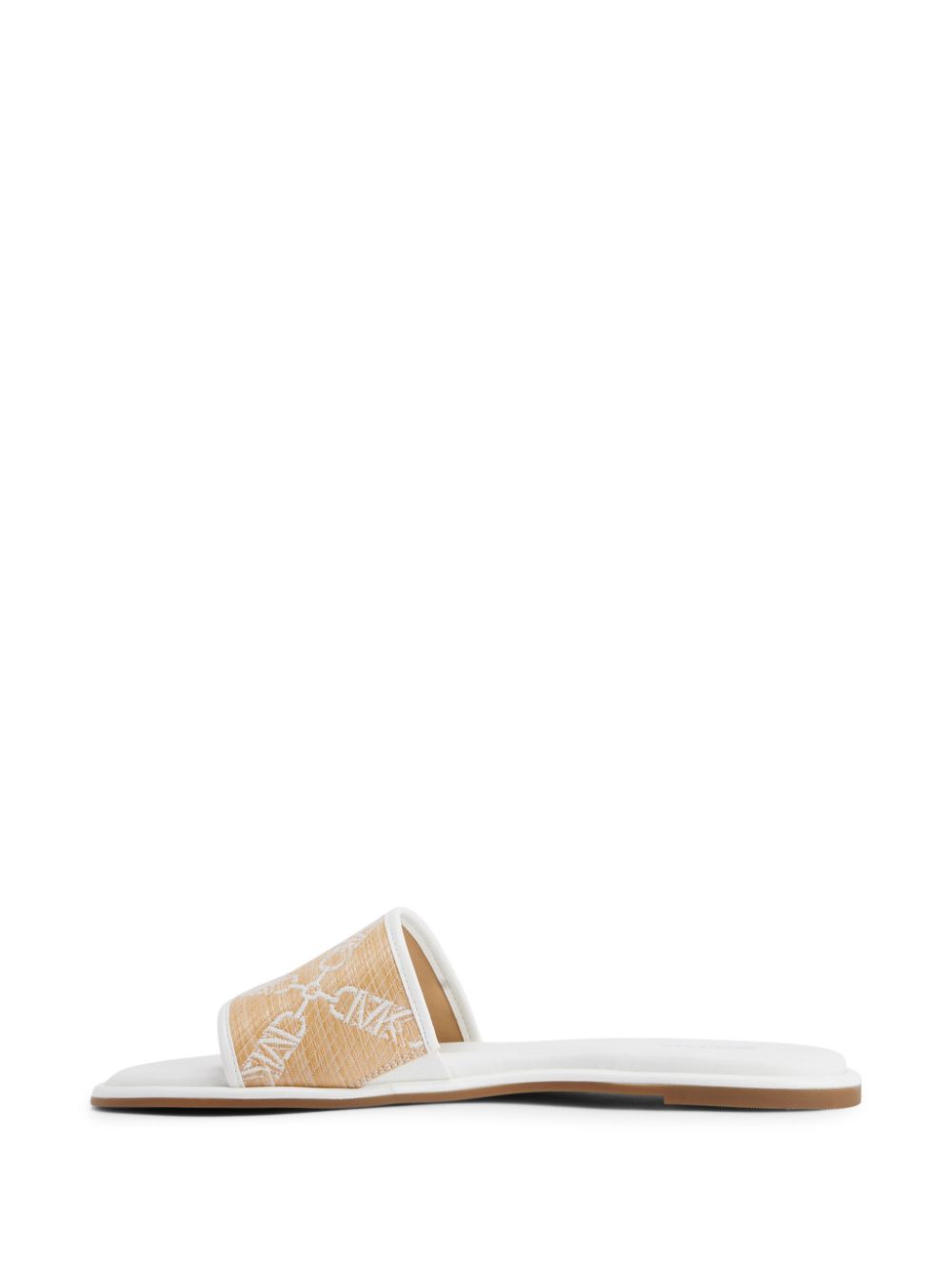 Michael Kors Saylor monogram-print sandals Neutrals