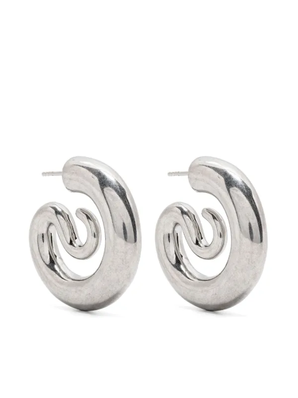 【関税込み】Panconesi シルバー スモール Serpent フープピアス Panconesi — Pierced Serpent Hoops | Panconesi Jewelry