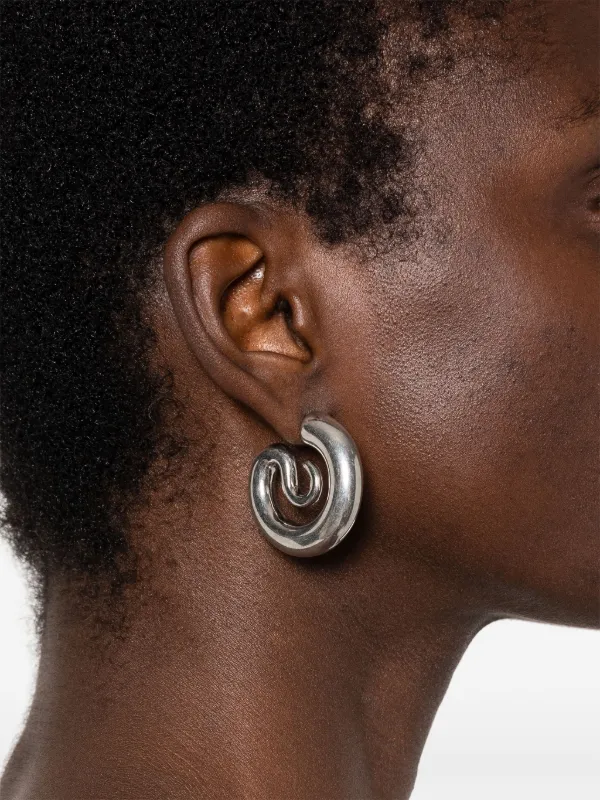 【関税込み】Panconesi シルバー Diamanti Serpent ピアス Panconesi Serpent Earrings | Silver | FARFETCH GE