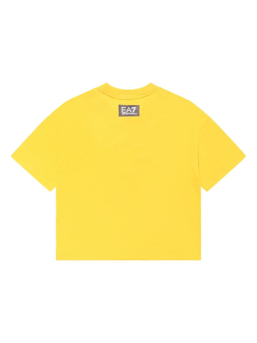 Emporio Armani Kids logo-print cotton T-shirt - Oranje
