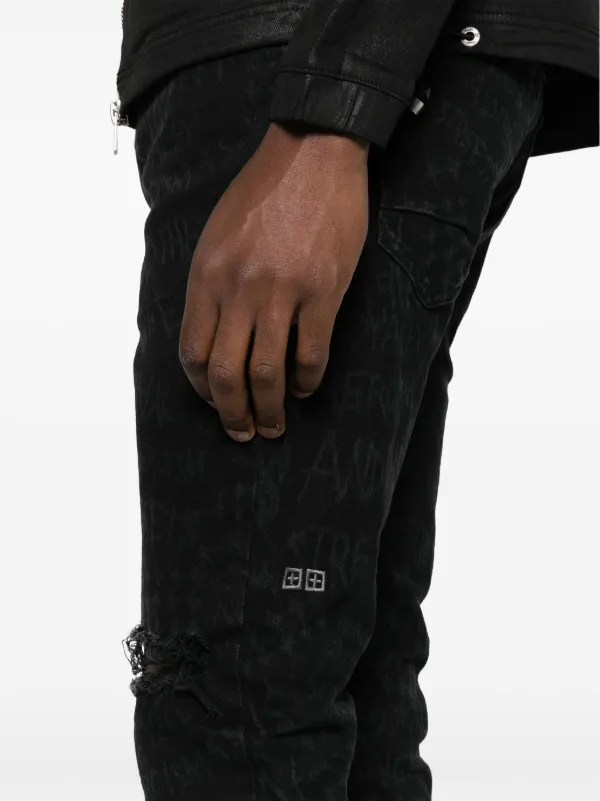 Ksubi Van Winkle Heroism mid-rise Skinny Jeans | Black