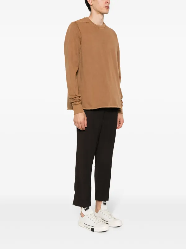 Rick Owens DRKSHDW クルーネック スウェットシャツ | ブラウン 