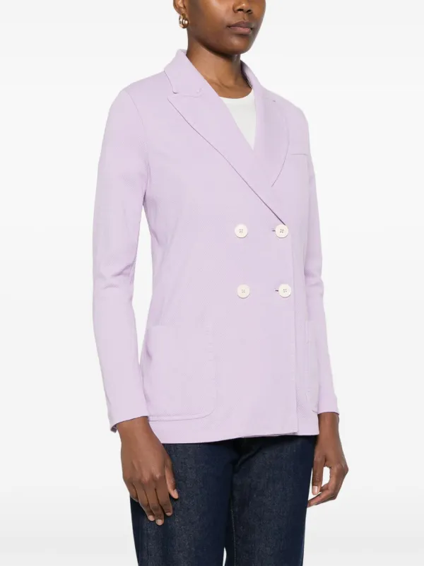 Circolo 1901 double-breasted Blazer Purple FARFETCH UK