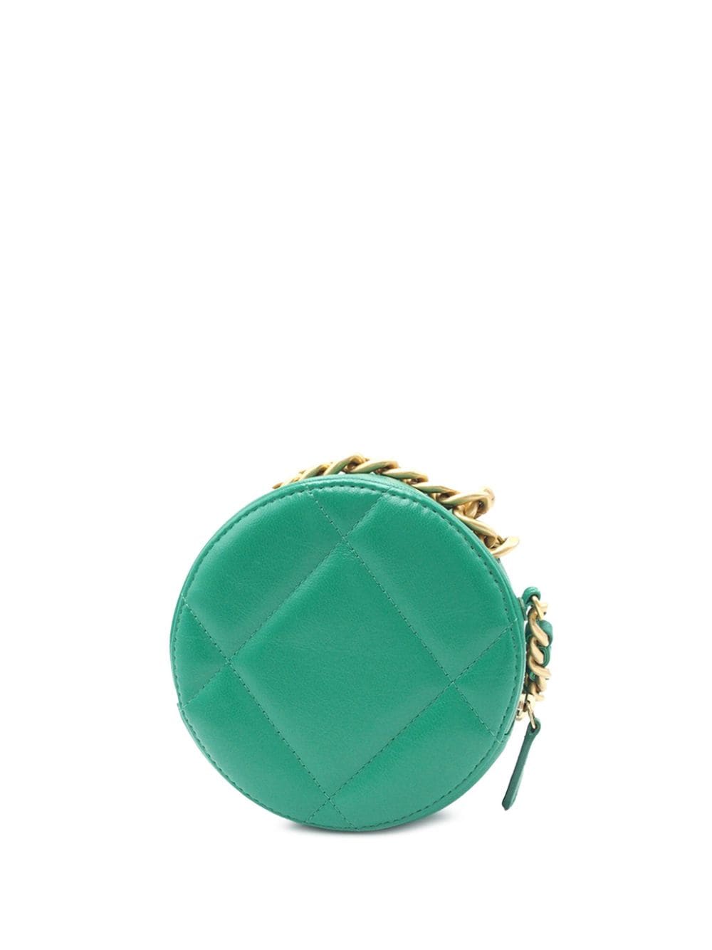 Pre-owned Chanel 19 斜挎包（2020年典藏款） In Green