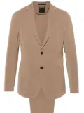 Zegna notched-lapels single-breasted suit - Neutrals