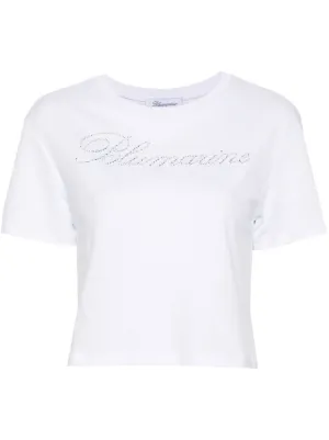 Tシャツ・カットソー BLUMARINE Woman T-Shirt White 2T101A C1031 f11b12tmrkqi610485qu_skyblue_1.jpg